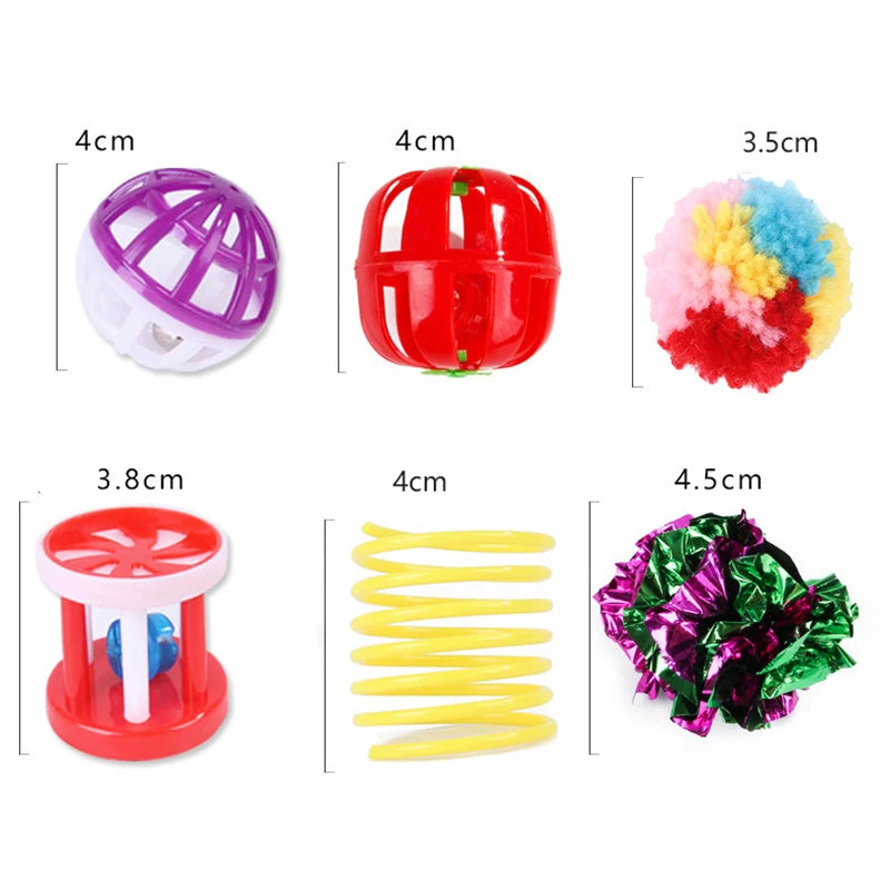Cat Toys Cat Kitten Play Tunnel  Mouse Shape Balls Foldable  Chat