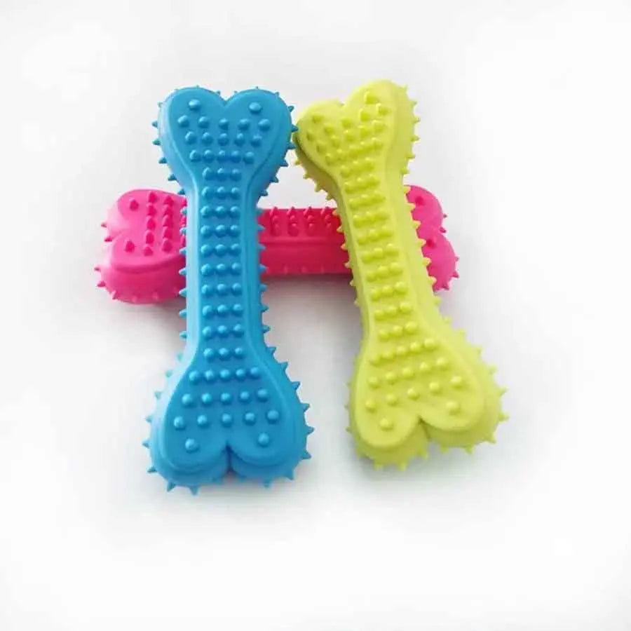 1/3pcs Pet Bone Shaped Dog Chew Toys Teeth Cleaning Chew Toys, Dog