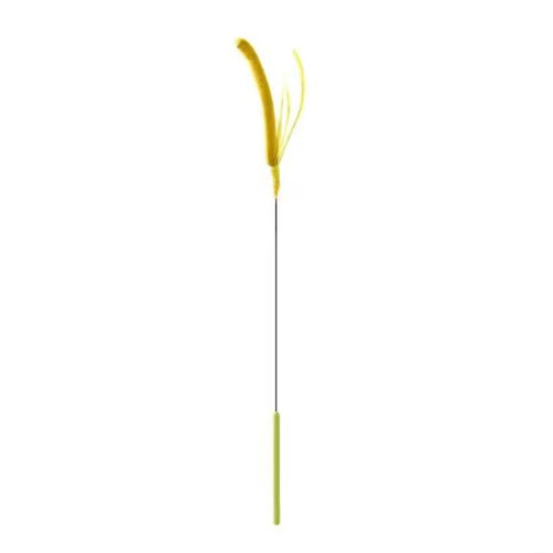 New Cat toys, dog tail grass teasing cat pole feather pole wire cat