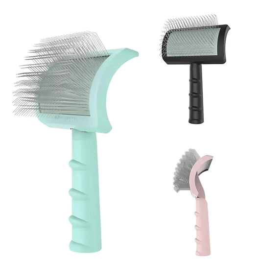 Dog Grooming Comb Shedding Hair Remove Needle Brush Slicker Massage