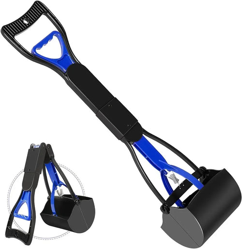 Dog Pooper Scooper Pet Long Handle Jaw Poop Scoop Picker Excrement