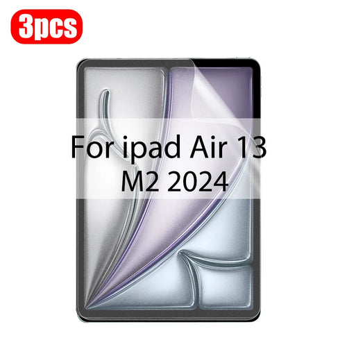 3Pcs Paper Feel Like Screen Protector For ipad Air 11 Pro 13 2024