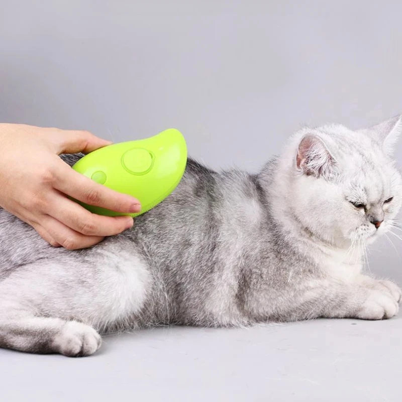 Cat Steam Brush Electric Spray Water Spray Kitten Pet Comb Soft