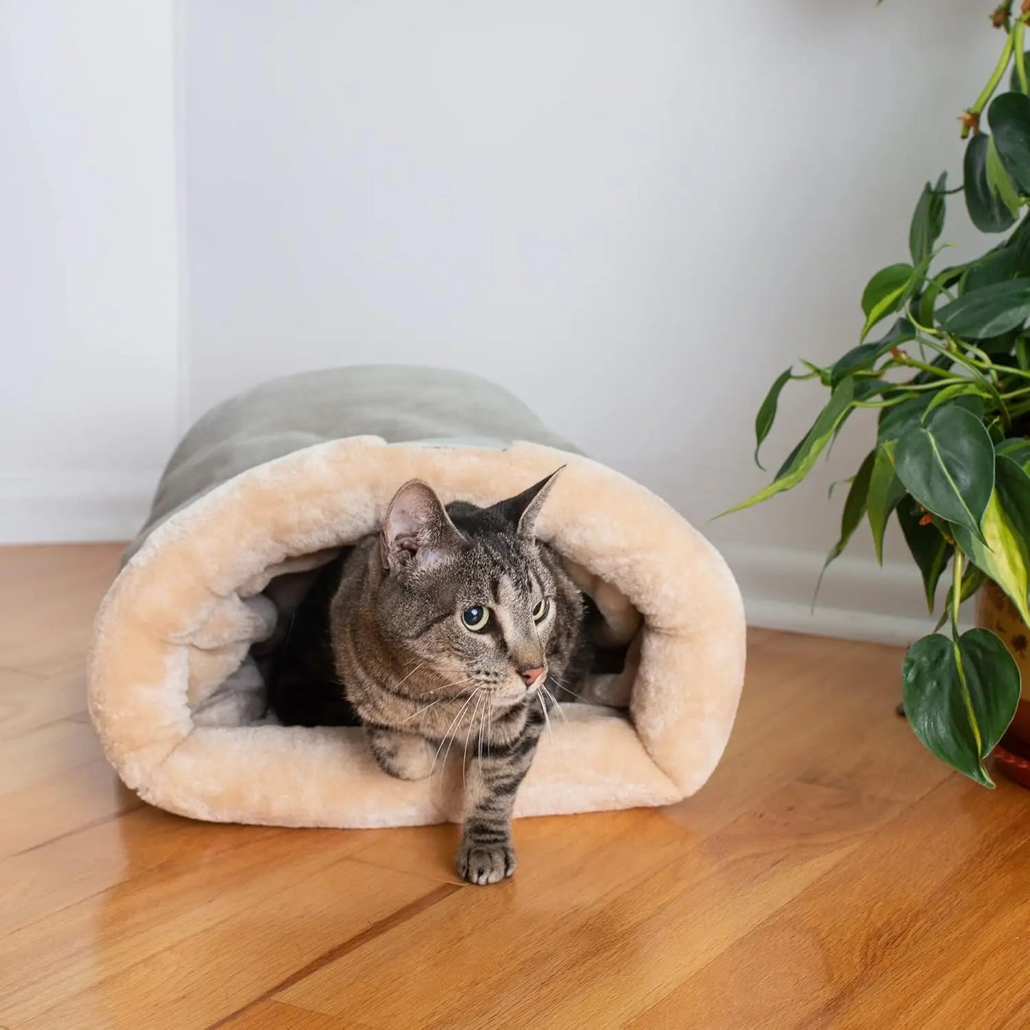 Autumn and Winter Cat Sleeping Bag Semi-enclosed Cat Nest Warm Small