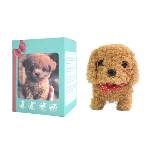 Cute Interactive Puppy Plush Toy Voice Control Soft Stuffed Animal