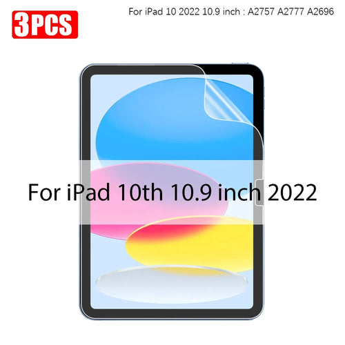3Pcs Paper Feel Like Screen Protector For ipad Air 11 Pro 13 2024