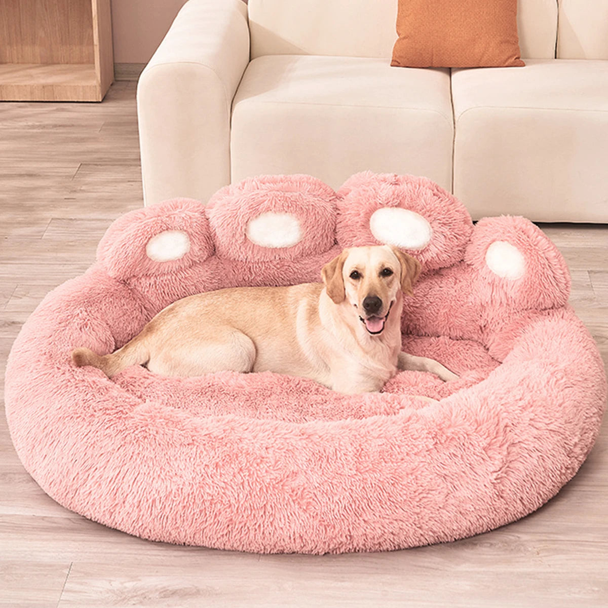 Fluffy Dog Bed Large Pet Products Dogs Beds Small Sofa Baskets Pets