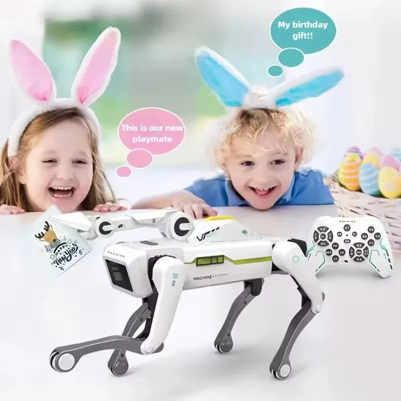 Hot New Electric RC Intelligent Robot Dog with Clip Multifunction RC