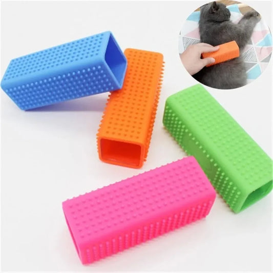 Silicone Hollow Rubber Dog Hair Brush Remover Cars Furniture Carpet