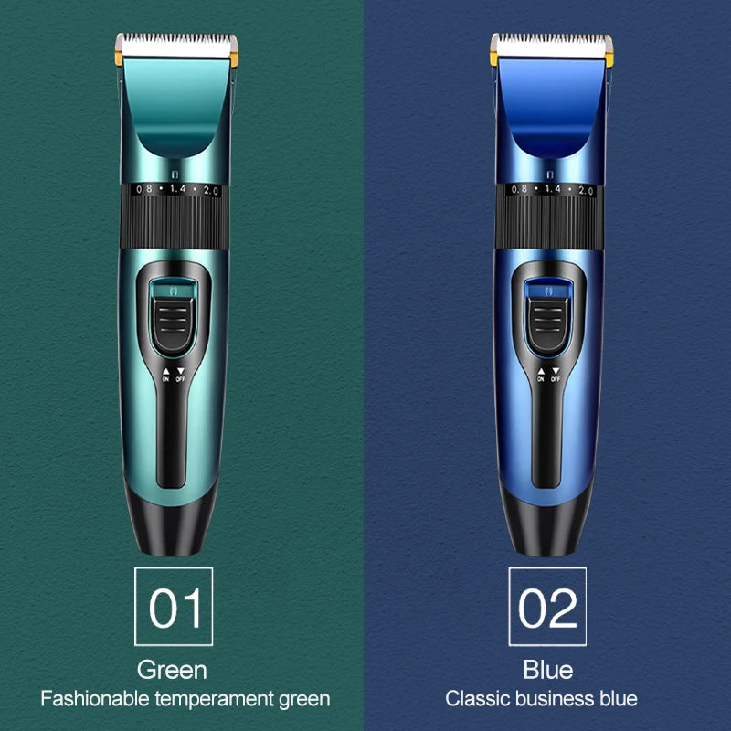 Electric Hair Clipper Wireless Professional Trimmer LED Display