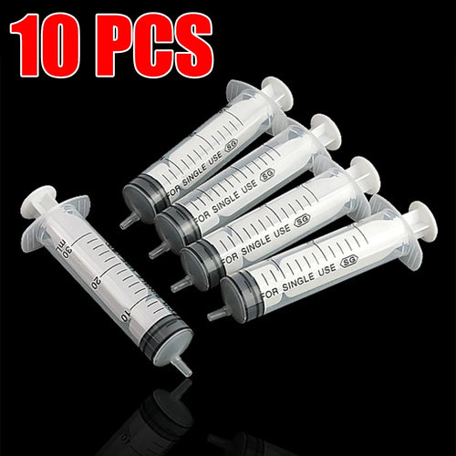 1ml 2.5ml 3ml 5ml 10ml 20ml 30ml 50ml 10Pcs Disposable Syringe pet No