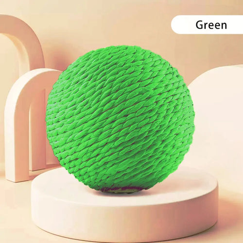 10CM Interactive Sisal Cat Scratching Ball Toy For Kitten Teeth