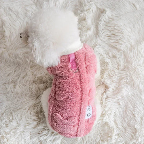 Soft Fleece Dog Clothes Winter Warm Puppy Kitten Pullover Pet Clothes