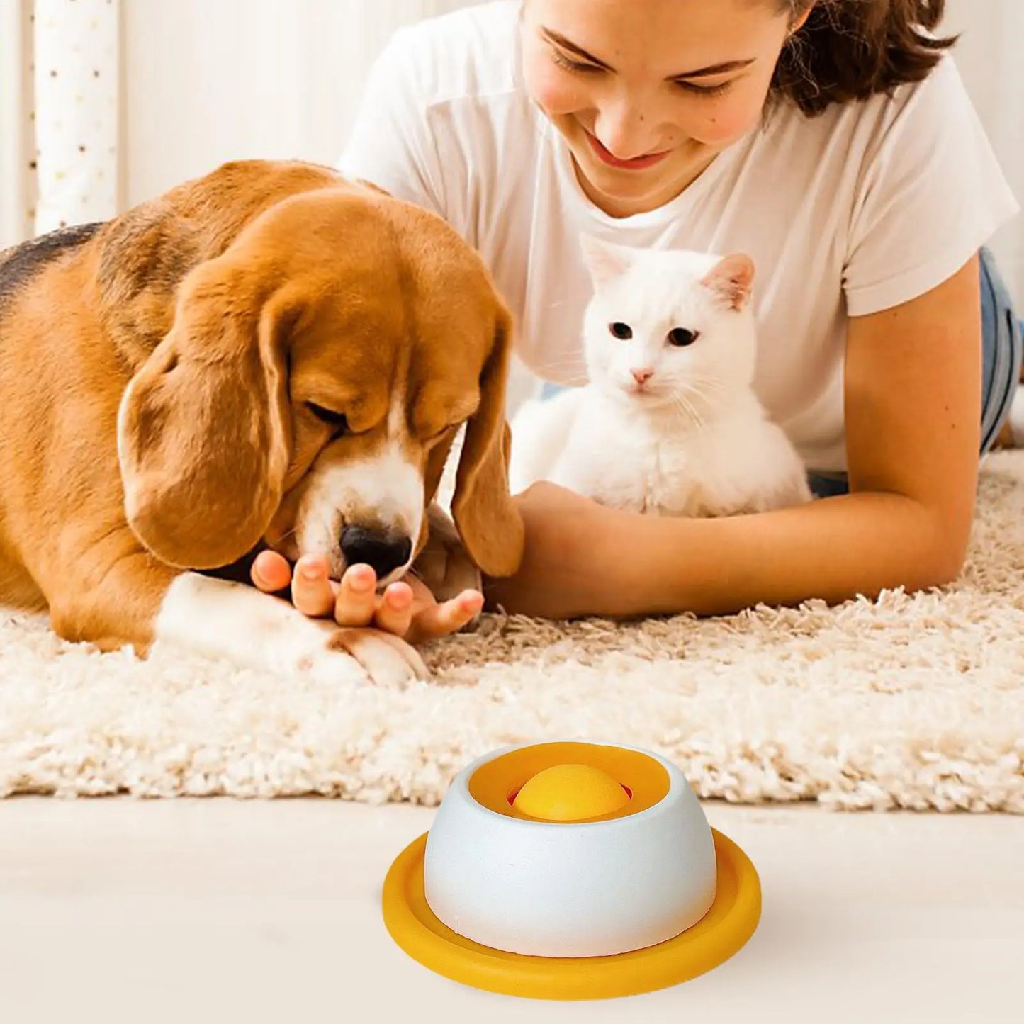 Pet Feeding Accessories Dog Treat Toy Puzzle Toys For Bored Puppy Slow