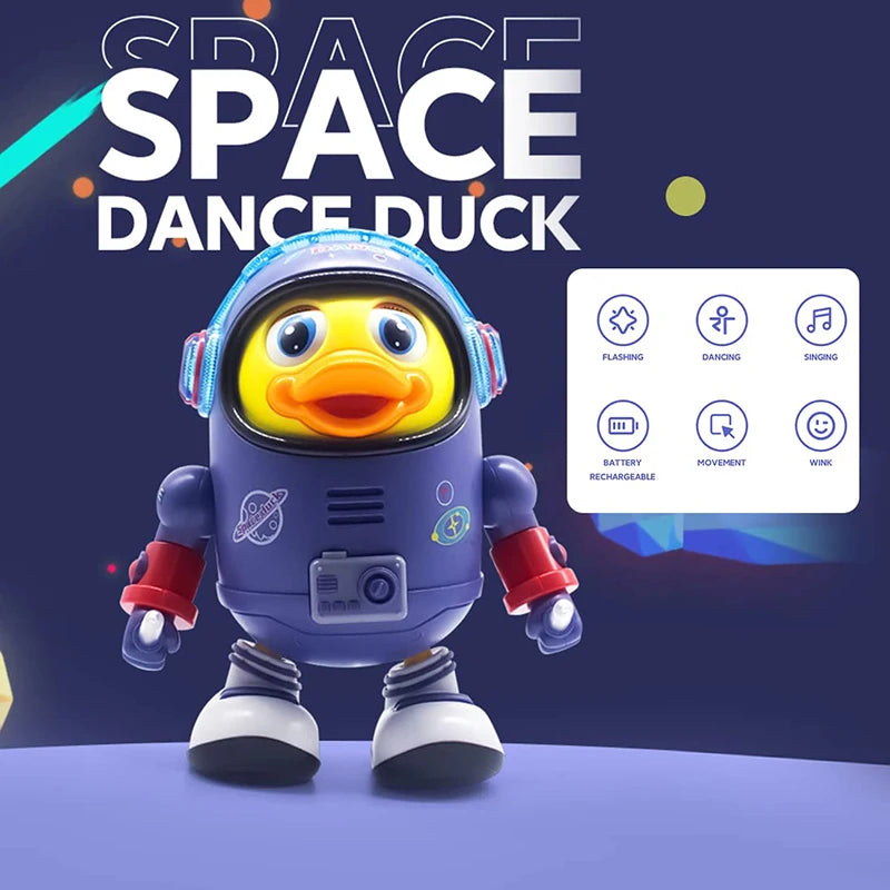 Baby Duck Toy Musical Interactive Toy Electric with Lights and Sounds