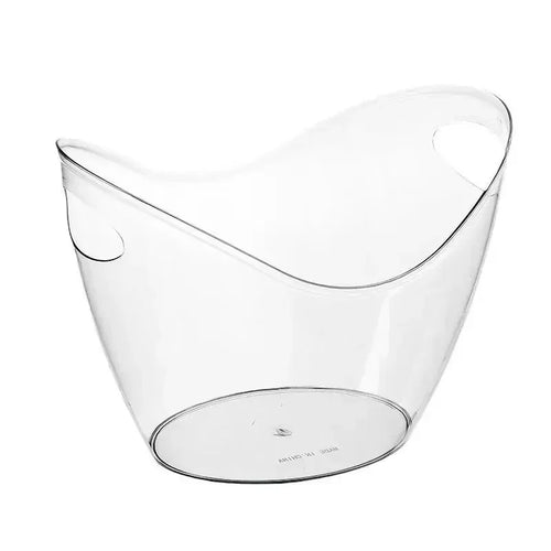 Hot Transparent Ice Cube Storage Bucket Beer Wine Bucket Bar Ice
