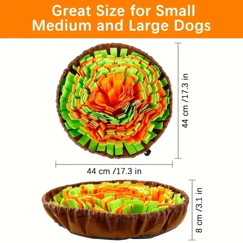 Washable Felt Pet Sniffing Pad Foldable Dog Slow Feeding Mat Toy Dog