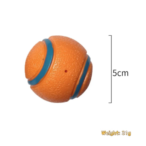 Tough Dog Toy Ball Chew Proof Elastic Jumping Fetch Ball for Large