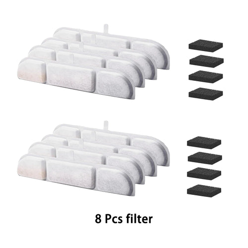 6/8/12/14/16PCS Activated Carbon Replacement Filters For Pet Automatic