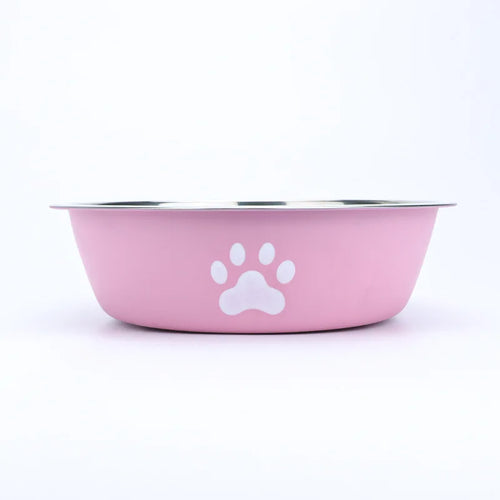 Dog Bowls Stainless Steel Dogs Feeding Bowls With Non-Slip Silicone