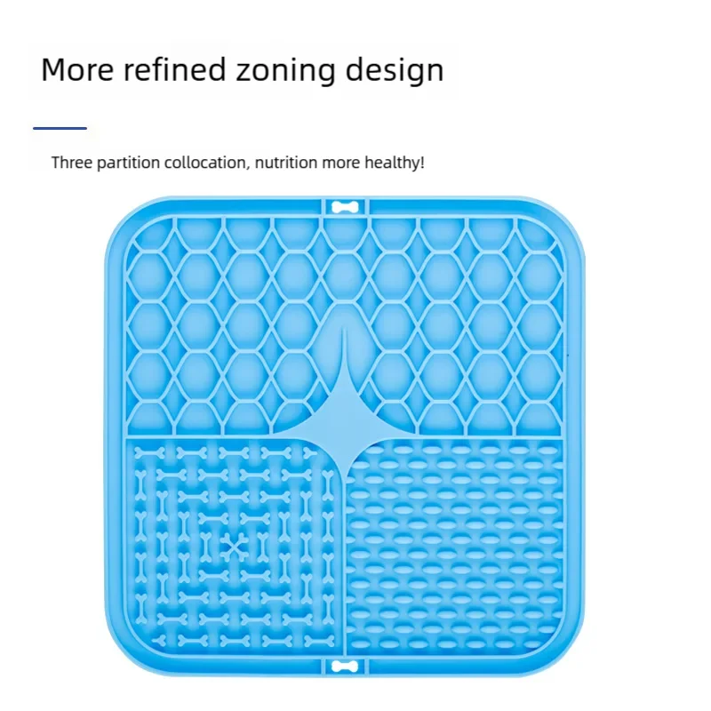 Pet Lick Silicone Mat Pet Slow Food Plate Dog Bathing Distraction