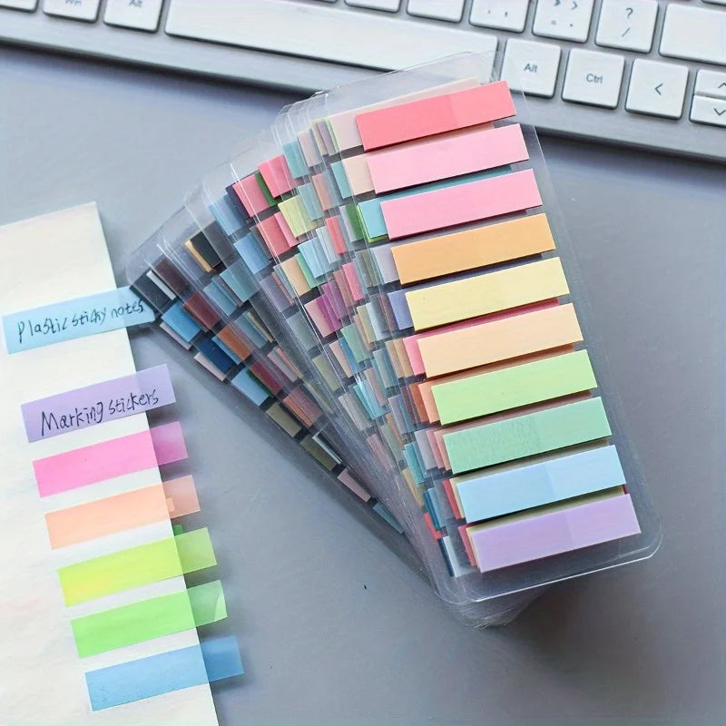 PET Morandi Color Translucent Convenience Sticker Marking Index