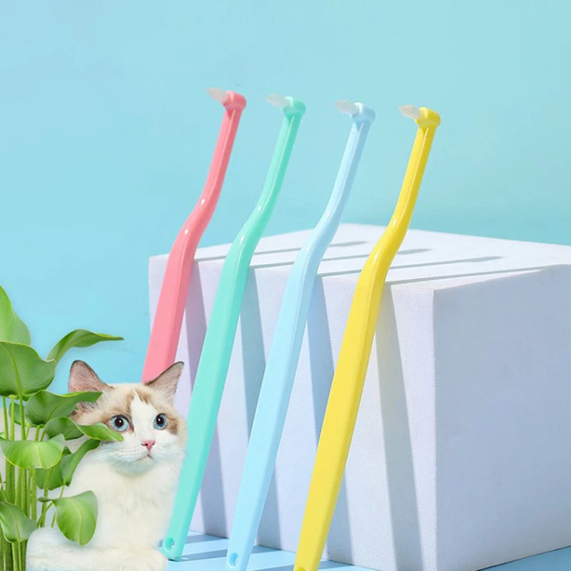 Dog Toothbrush Dog Teeth Cleaning Small Head Brush for Dogs Teeth