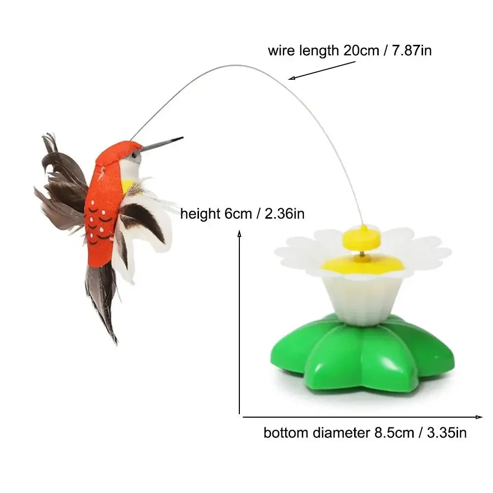 Electric Butterfly Cat Toy Shake Rotating Flying Automatic Humming