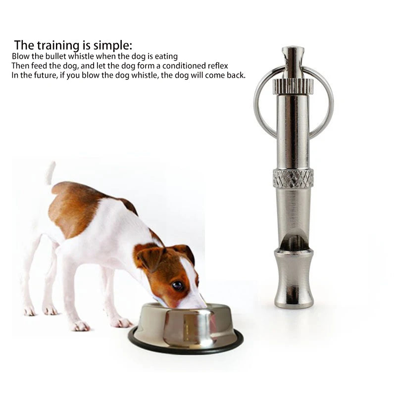 Adjustable Pet Dogs Training Whistle Pets Discipline Supplies Stop