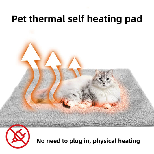 Self-Heating Pet Pads Blanket Puppy Pad Warm Cushion Mat for Cats Dogs