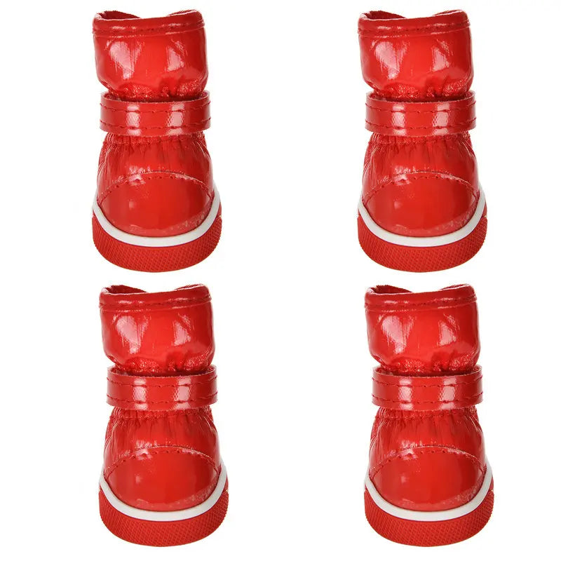 Waterproof Dog Shoes For Small Medium Dogs Cats Winter Warm Puppy Snow