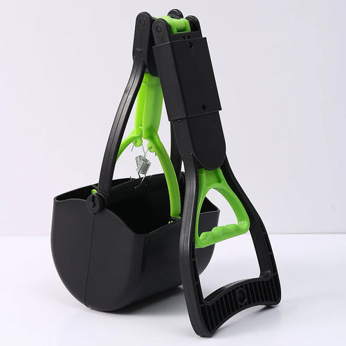 Pooper Scooper For Dog Jaw Clamp Heavy Duty Long Handle Poop Scooper
