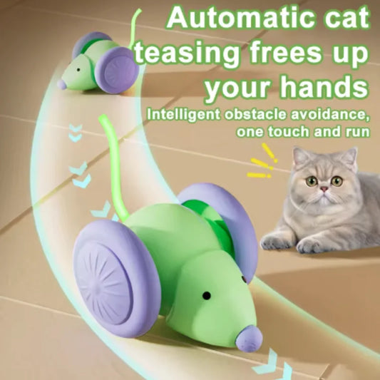 Electric Cat Toys Running Cars Mice Interactive Teasing Tools for Cat