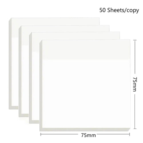 200 Sheets PET Transparent Notes Stickers Waterproof Posted It Paper