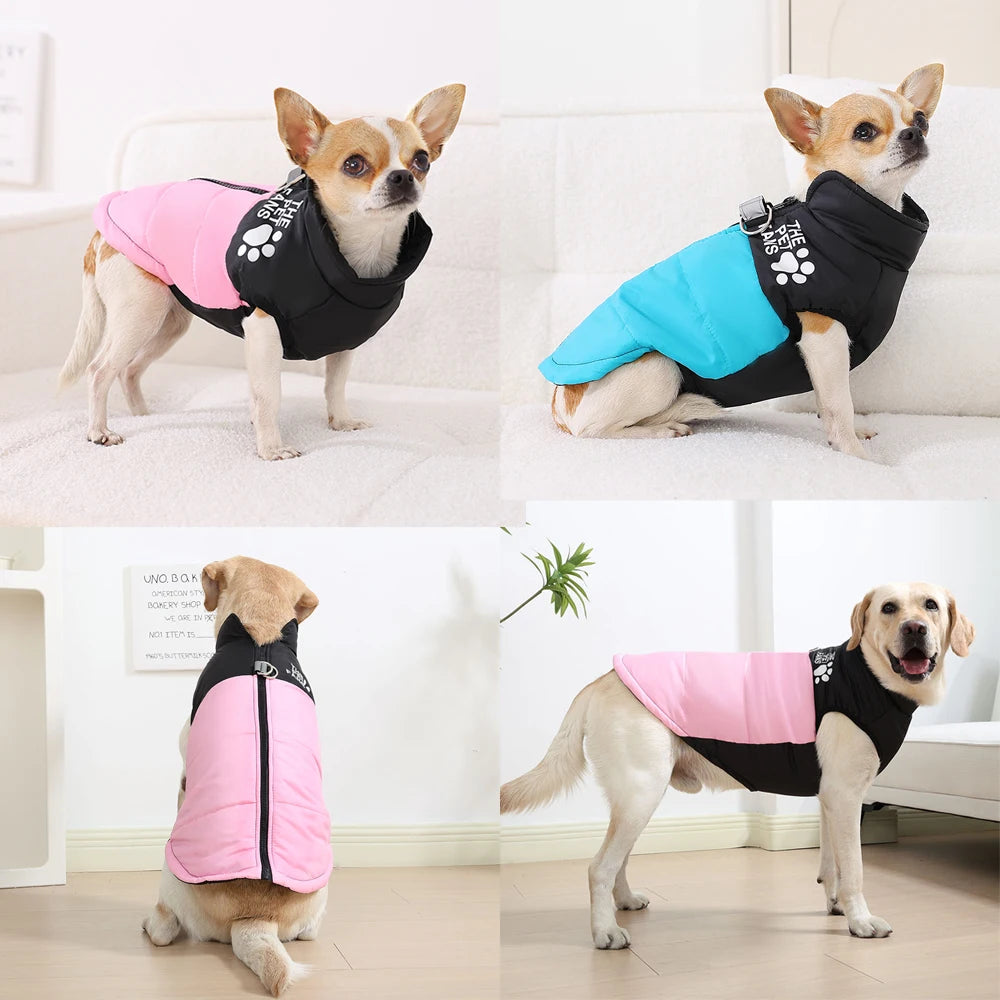 Warm Winter Pet Clothes Windproof Dog Jacket Coat For Small Big Dogs