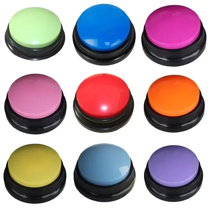 Pet Sound Box Recordable Talking Button Cat Voice Recorder Toy for