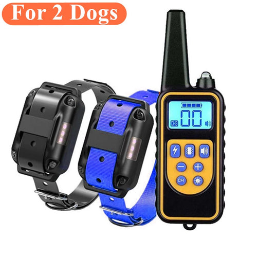 800m Digital Dog Training Collar Waterproof Rechargeable Remote
