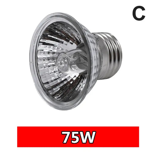 25/50/75W UVA+UVB Reptile Lamp Bulb Turtle Basking UV Light Bulbs