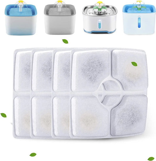 OYES Cat Water Fountain Filter 4/8 Pack Dog Feeders Fountain Filters