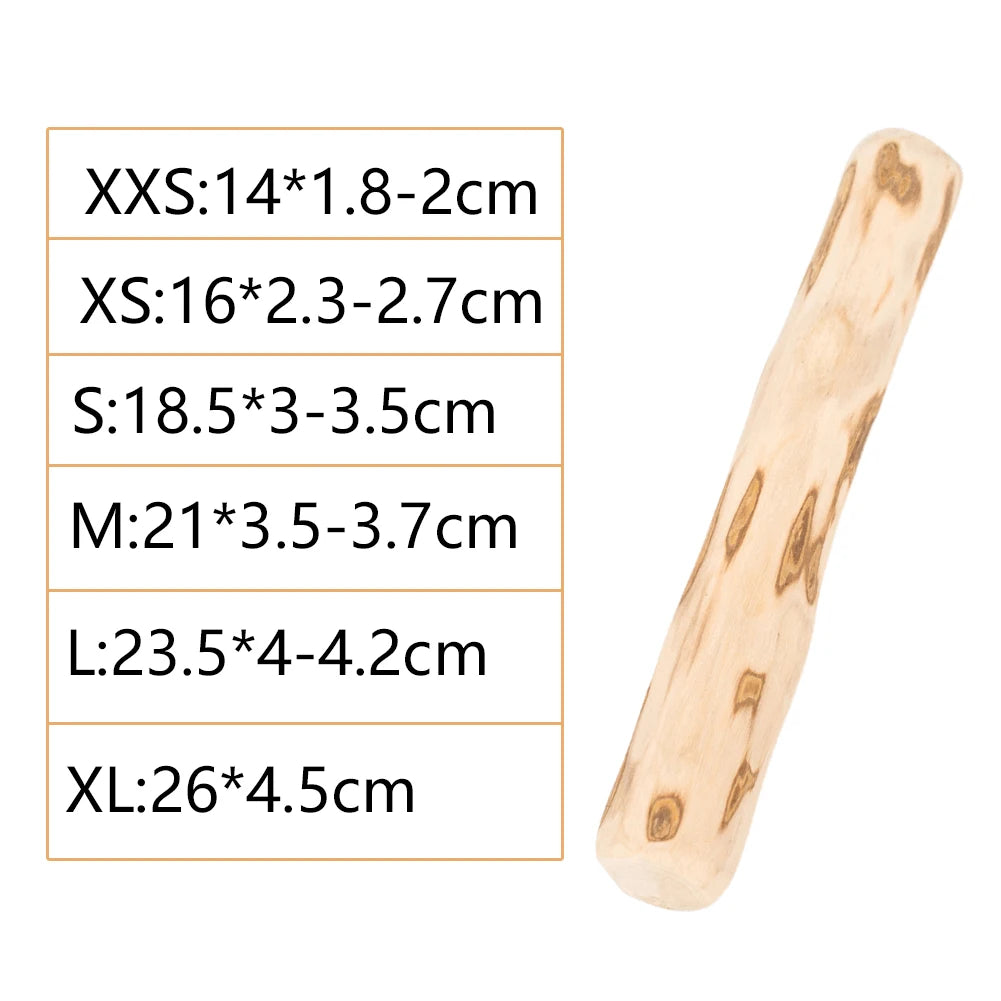 Dog Teeth Grinding Rod Wooden Chewing Toy Natural Coffee Wood Chewable