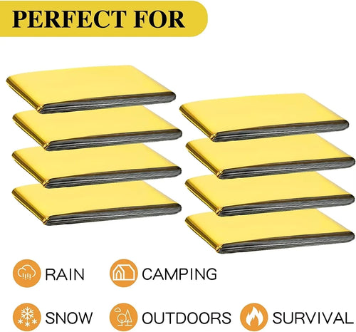 Outdoor Emergency Gold-Sliver Survival Blanket Waterproof  Curtain