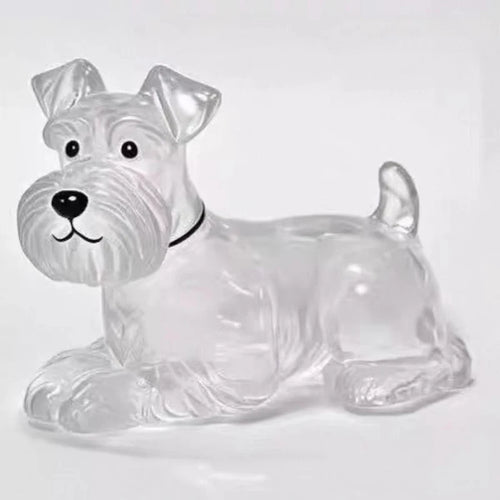 Cute Clear Puppy Hair Memorial DIY Pendant Keychain Decor Keepsake
