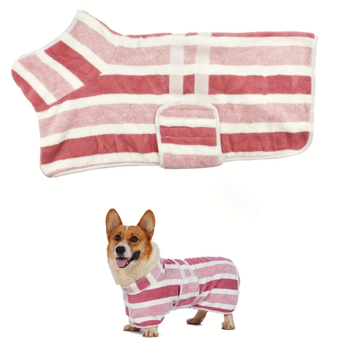 Dog Towel Pet Bathrobe, Fully Wrapped and Quick Drying, pet Quick