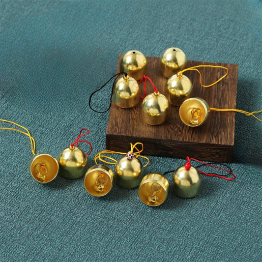 10Pcs Vintage Metal Bells - Wind Chime Decor & Pet Training Ring |