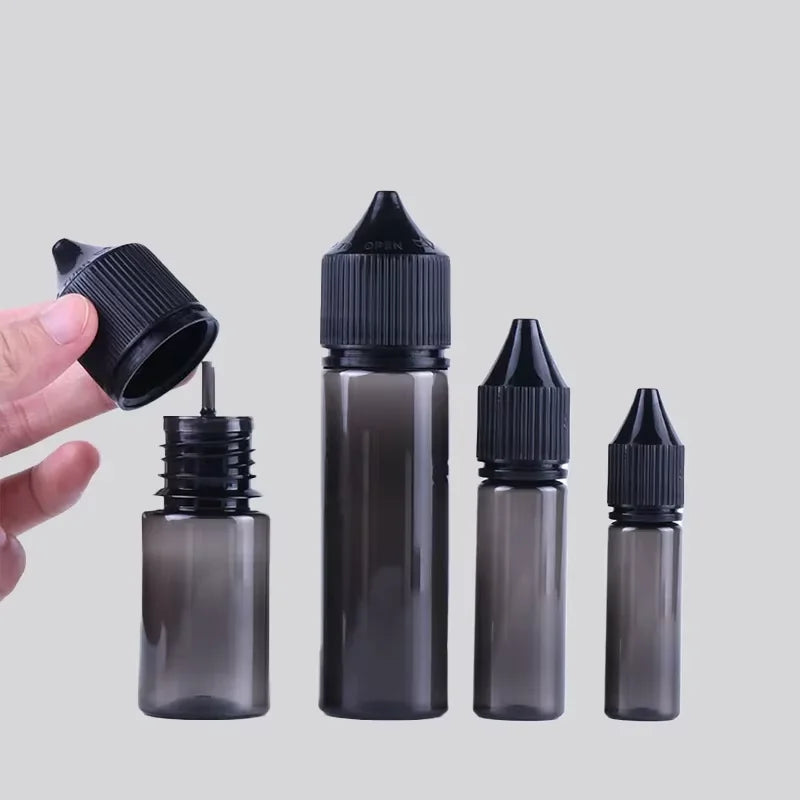 5Pcs10-120ml PET Empty Bottle Plastic Oil Filling Bottle Portable