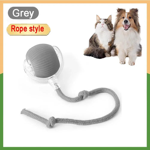 Cat Interactive Ball Toys Automatic Rolling Ball Faux Tail