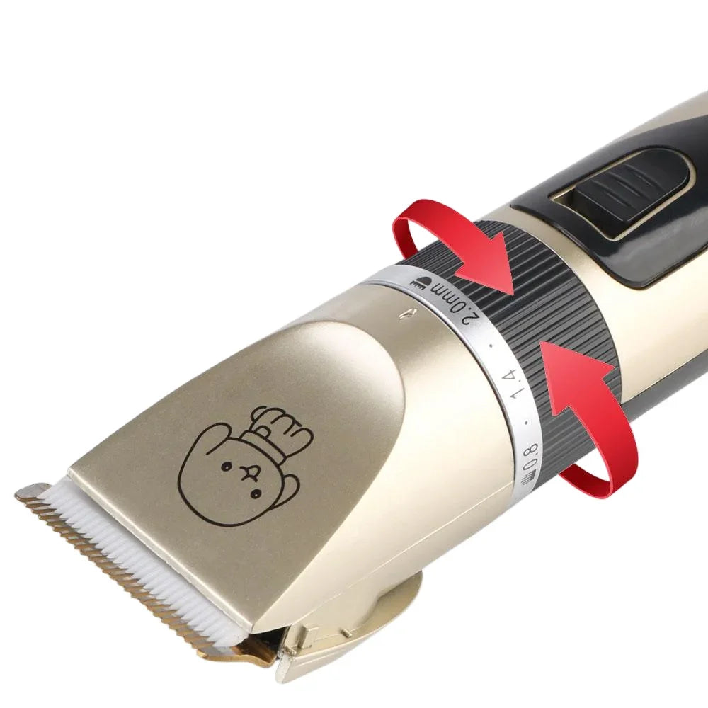Pet electric clippers for dog and cat shaving; pet hair trimmer;