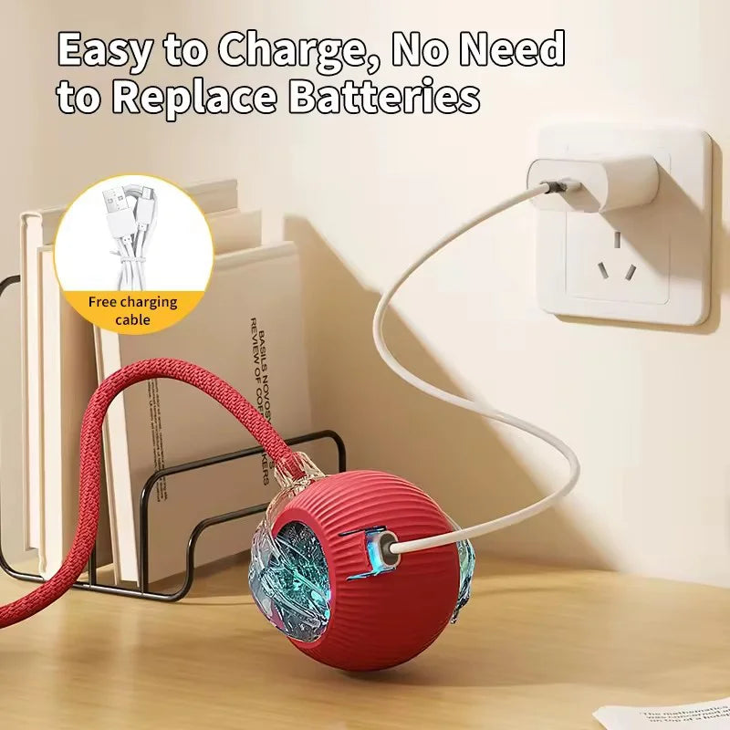 Hot Electric Dog Ball Toys Automatic Rolling Ball Rechargeable Smart