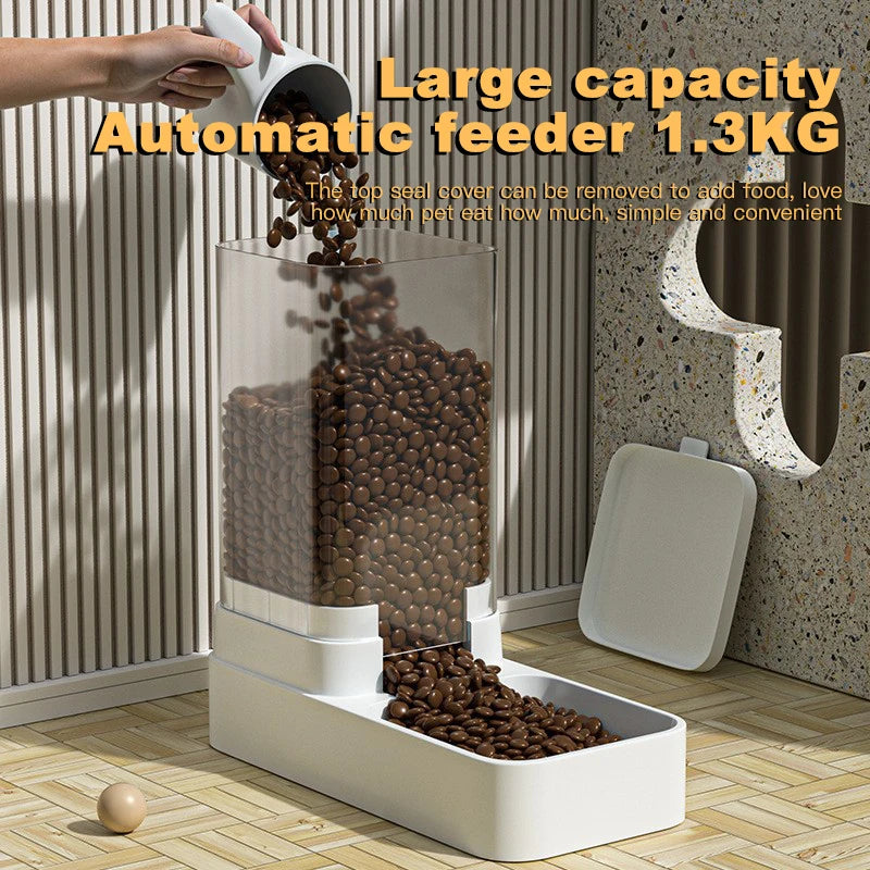 Large capacity optional Automatic Cat Feeder & Water Dispenser with