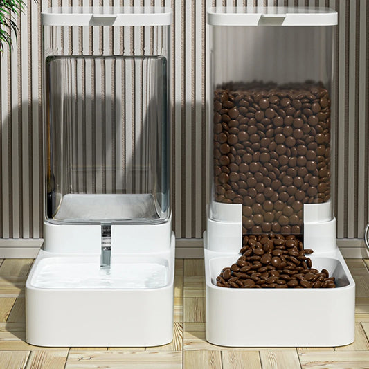 Large capacity optional Automatic Cat Feeder & Water Dispenser with